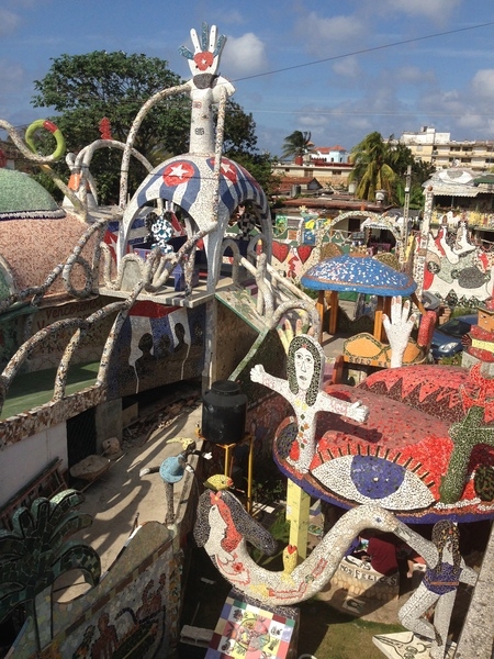 Part of the Fusterlandia labyrinth in Havana, Cuba.