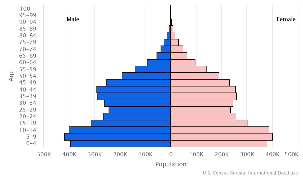 2023 population pyramid