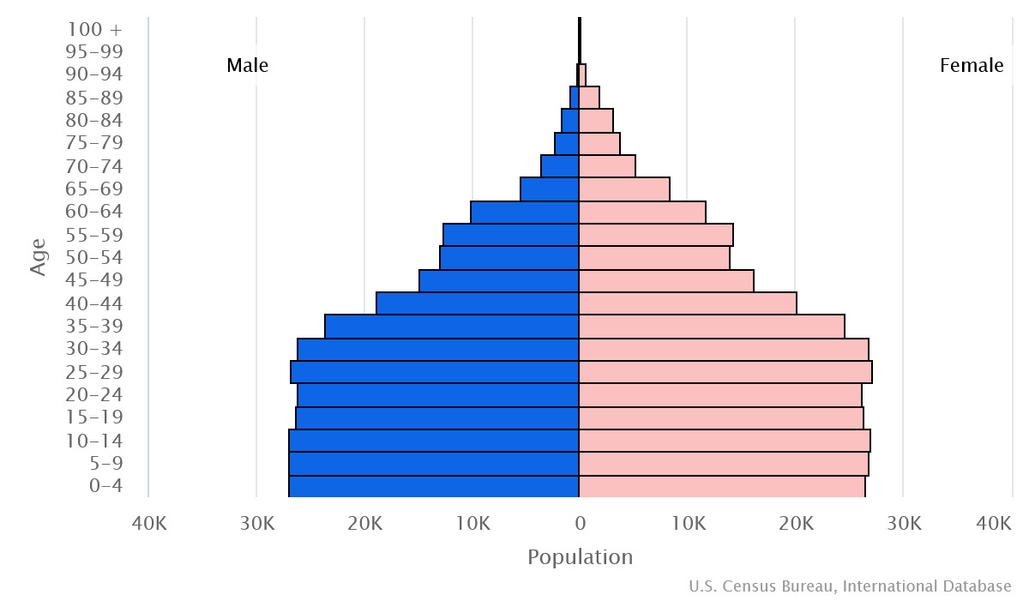 2023 population pyramid