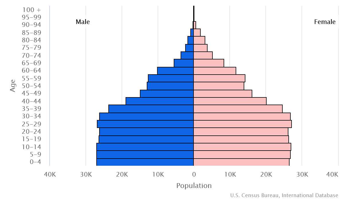 2023 population pyramid