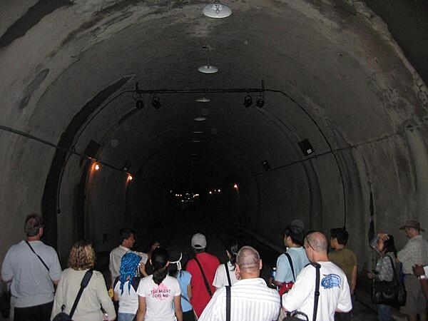 Inside the Malinta Tunnel complex on the island of Corregidor. During the Battle of Corregidor (29 Dec. 1941-6 May 1942) one of the lateral tunnels served as the Headquarters of Gen. Douglas MACARTHUR, leader of the US Army Forces in the Far East, while another lateral served as the seat of government for the Commonwealth of the Philippines.