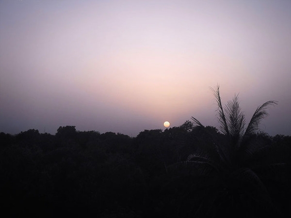 Sunset over Ouagadougou, Burkina Faso. Image courtesy of NASA / Rebekke Muench.