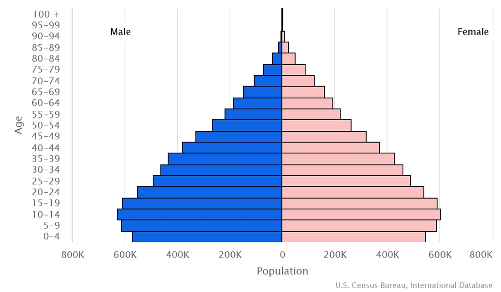 2023 population pyramid