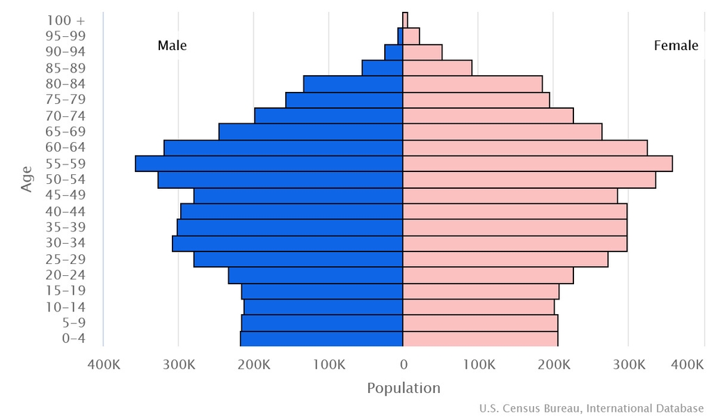 2023 population pyramid