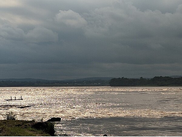 The Congo River, formerly the Zaire River, is the second longest river in Africa, after the Nile. It is also the world's deepest river, with depths in excess of 220 m (722 ft). Measured with the Lualaba River, its main tributary, the Congo River has a total length of 4,344 km (2,699 mi). It is the only major river to cross the equator twice.