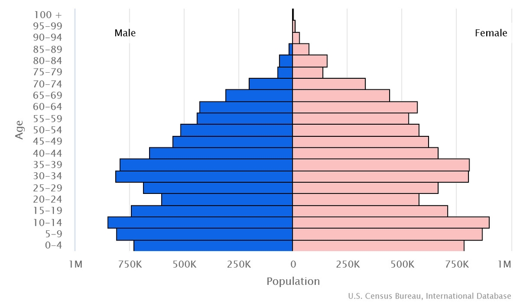 2023 population pyramid