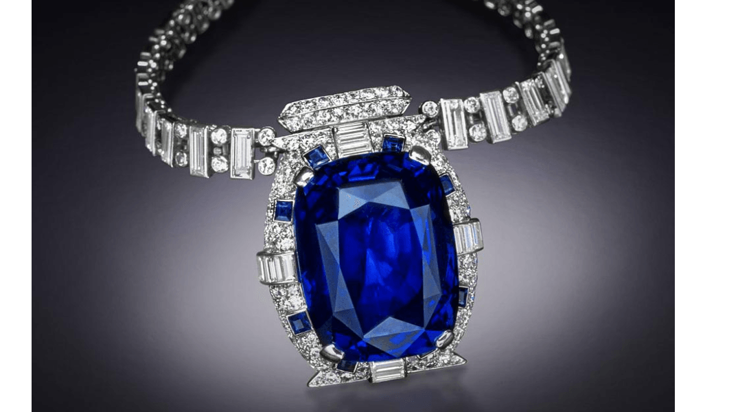 Sapphires have been valued as gemstones since 800 B.C. and come in a variety of colors, though blue is the most popular and most valuable. The gems are found in in Burma, Sri Lanka, the Kashmir region of India, Thailand, Australia, Madagascar, Russia, South Africa, and the United States. Pictured is the 98.57-carat Bismarck Sapphire, one of the largest sapphires in the world, which was mined in Burma and has been part of the Smithsonian Natural History Museum collection since 1967. (Photo courtesy of the Smithsonian Natural History Museum.)