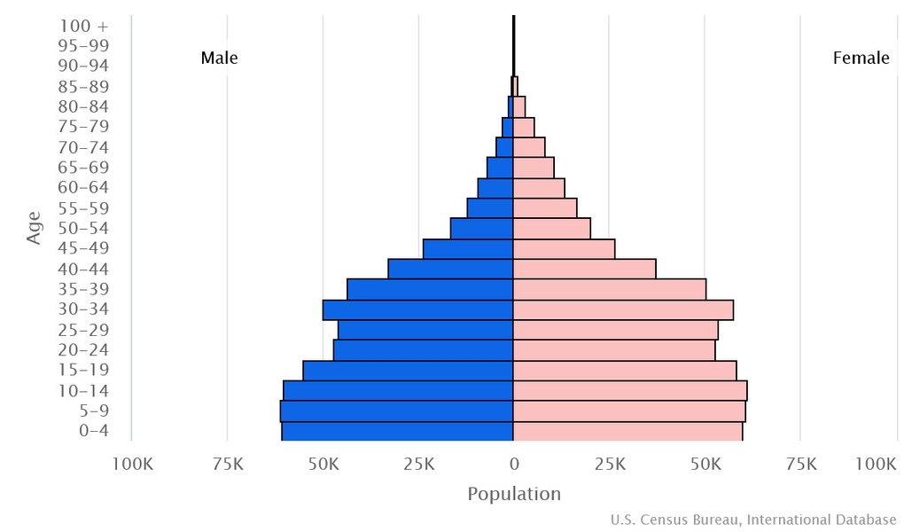 2023 population pyramid