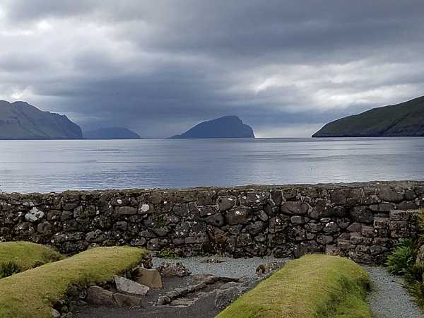 Small harbor in the Faroe Islands.