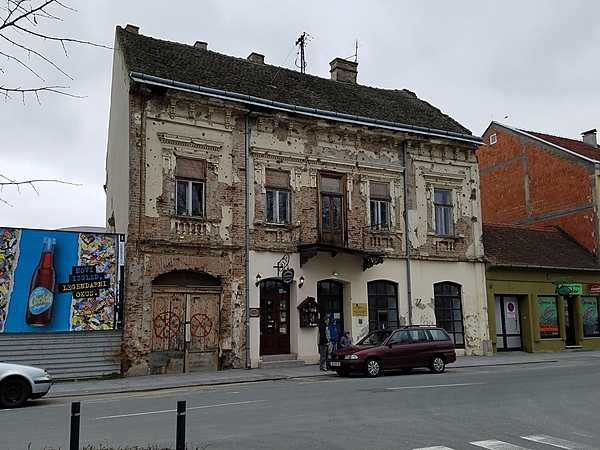 Vukovar, on the confluence of the Vuka and Danube Rivers, is Croatia's largest river port. Yugoslav forces and Serbian militias almost completely destroyed the city during an 87-day siege in 1991, after Croatia declared its independence from Yugoslavia. The city has been largely rebuilt, but certain buildings remain unrepaired as reminders of the fighting. The city's population today is only about 60% of its pre-war total.