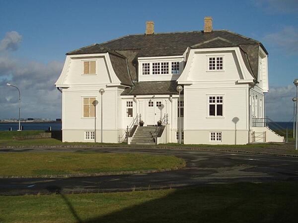 Hofthi House in Reykjavik, Iceland, site of the summit between US President Ronald Reagan and Russian President Mikhail Gorbachev in 1986.