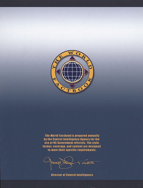 World Factbook Back Cover 2001