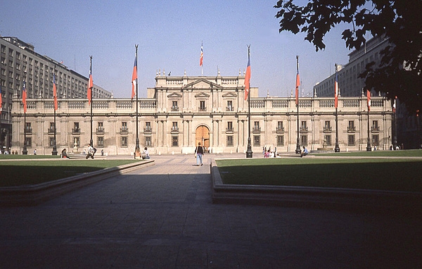 The Palacio de la Moneda (Palace of the Mint) in Santiago is the seat of Chile's president. It served as a mint house (a facility that manufactures coins for currency) from 1814 to 1929 before being converted to a presidential residence.