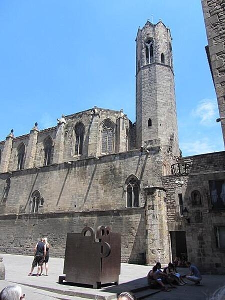 Chapel of St. Agatha in the Palau Reial Major (Grand Royal Palace) in Barcelona. The royal chapel was built in the 14th century.