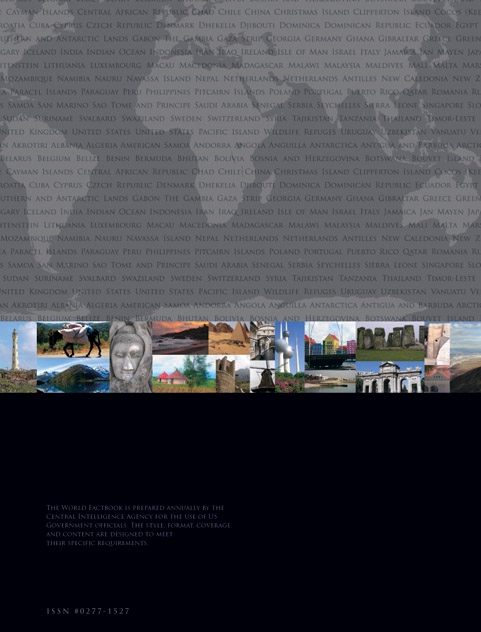 World Factbook Back Cover 2008